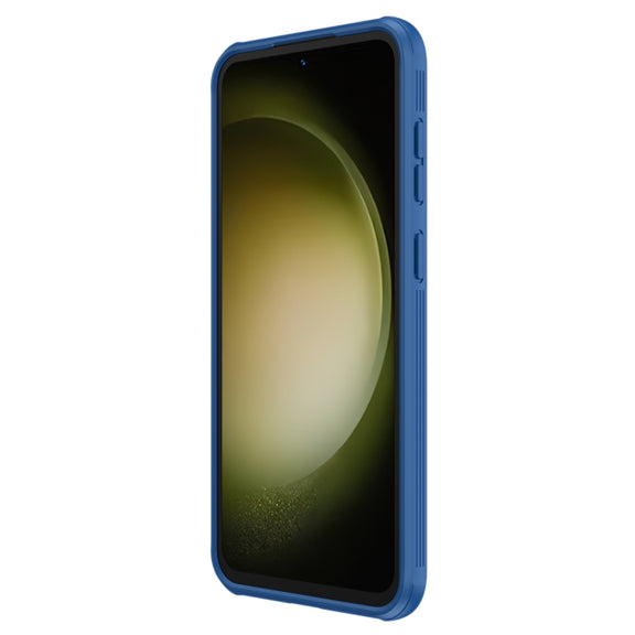 For Samsung Galaxy S23 FE NILLKIN Black Mirror Pro Series Camshield PC Phone Case(Blue)