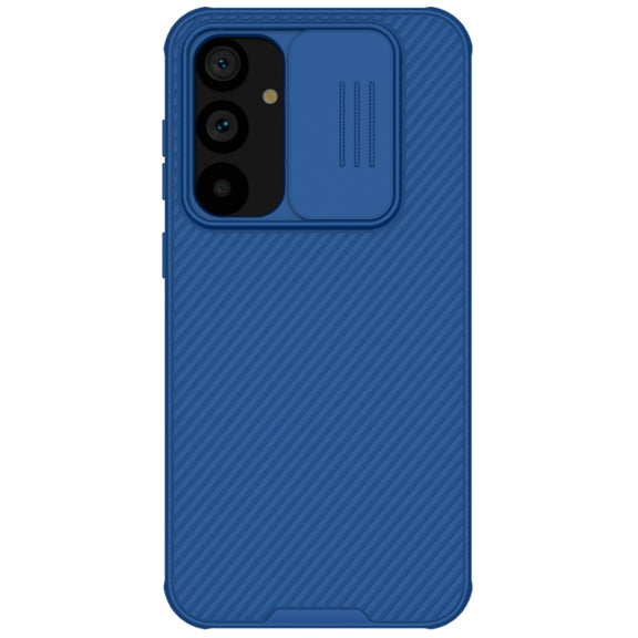 For Samsung Galaxy S23 FE NILLKIN Black Mirror Pro Series Camshield PC Phone Case(Blue)