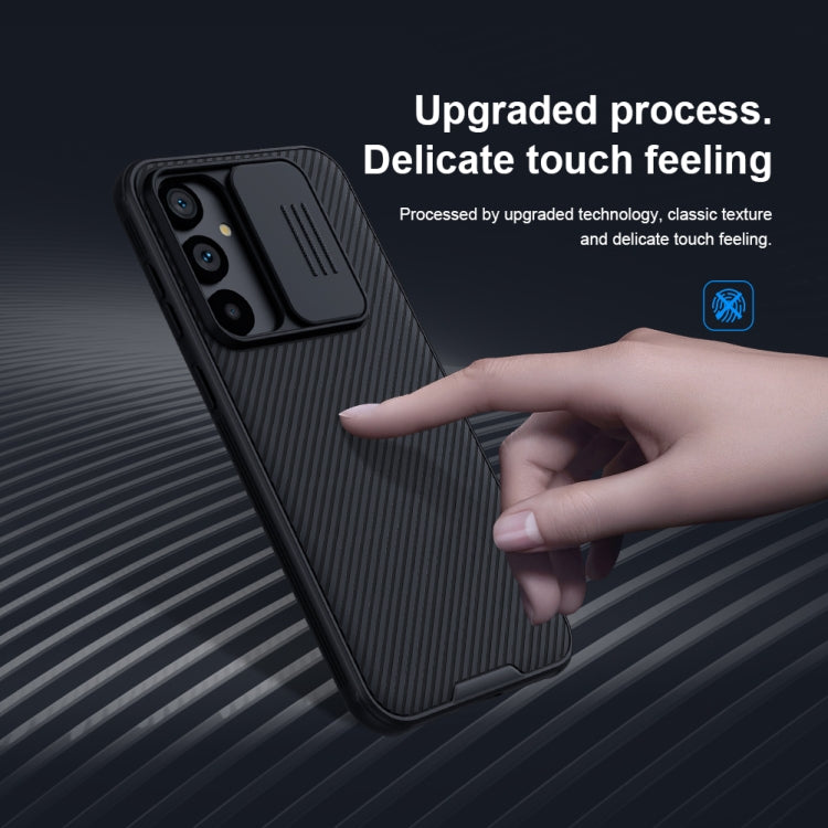 For Samsung Galaxy S23 FE NILLKIN Black Mirror Pro Series Camshield PC Phone Case(Black)