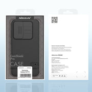 For Samsung Galaxy S23 FE NILLKIN Black Mirror Pro Series Camshield PC Phone Case(Black)