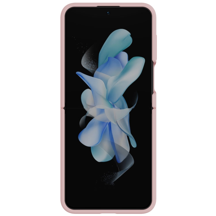 For Samsung Galaxy Z Flip5 NILLKIN Skin Feel Liquid Silicone Phone Case With Finger Strap(Pink) - free shipping - PMC TechLife - Order now!
