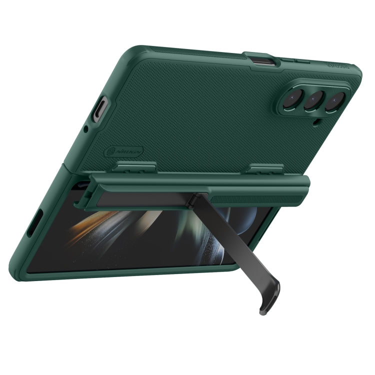 For Samsung Galaxy Z Fold5 NILLKIN Frosted Fold PC + TPU Phone Case with Holder(Green) - free shipping - PMC TechLife - Order now!