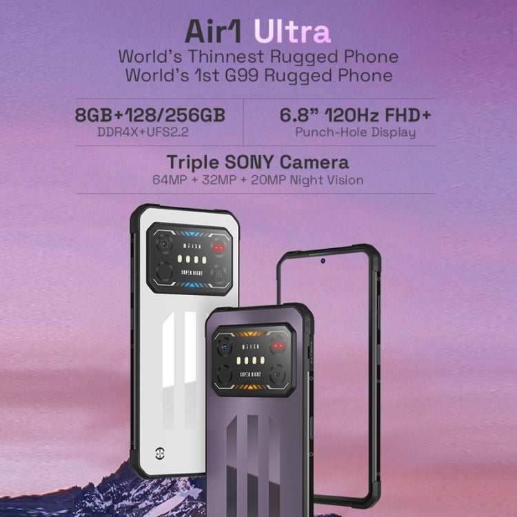 IIIF150 Air1 Ultra,Dual Back Cameras, 8GB+256GB, Face ID Screen Fingerprint Identification, 6.8 inch Android 12.0 MediaTek Helio G99 MT6789 Octa Core, NFC, OTG, Network: 4G(Epic Purple) - free shipping - PMC TechLife - Order now!
