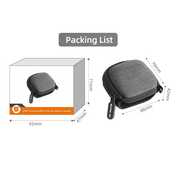 For Insta360 Go 3 Sunnylife Camera Body Portable Storage Box Case(Black)