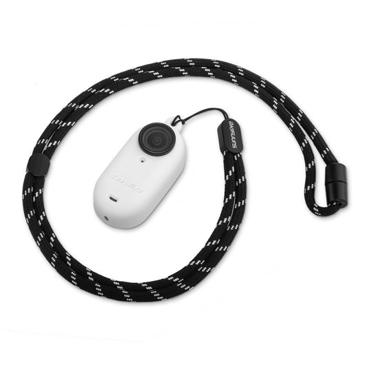 For Insta360 Go 3 Sunnylife IST-BHT594 Camera Body Silicone Case with Lens Cap & Neck Strap(White) - free shipping - PMC Jewellery - Order now!