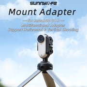 For Insta360 Go 3 Sunnylife IST-BK592 Mount Adapter Protective Frame Cage Mounting Brackets Housing Case(Black)