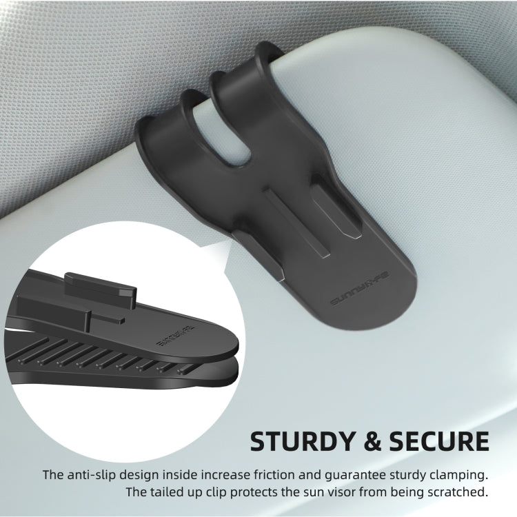 Sunnylife ZJ585 Sun Visor Camera Mount Quick Release Holder 360 Degree Rotating Vlog Bracket(Black) - Case & Bags by Sunnylife | Online Shopping South Africa | PMC TechLife | Buy Now Pay Later Mobicred