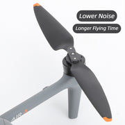 For DJI Air 3 Sunnylife 8747F Low Noise Quick-release Propellers, Style:2 Pairs Silverr Tip