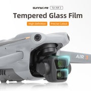For DJI Air 3 Sunnylife Lens Protector Tempered Glass Combo Protective Films, Quantity:1 Set