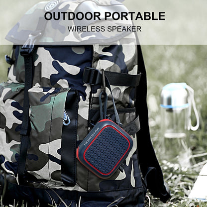 HOPESTAR A22 IPX6 Waterproof Portable Bluetooth Speaker Outdoor Subwoofer(Blue Red) - free shipping - PMC Jewellery - Order now!