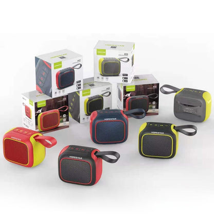 HOPESTAR A22 IPX6 Waterproof Portable Bluetooth Speaker Outdoor Subwoofer(Blue Red) - free shipping - PMC Jewellery - Order now!