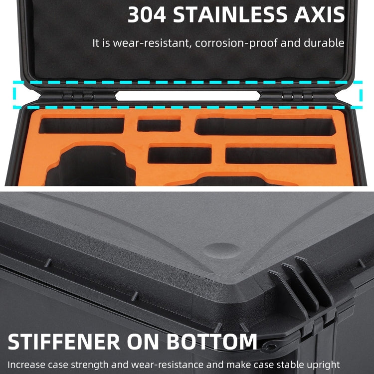 For DJI Air 3 Sunnylife Safety Carrying Case Large Capacity Waterproof Shock-proof Hard Travel Case Multi-battery Flying Version - free shipping - PMC TechLife - Order now!