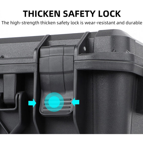 For DJI Air 3 Sunnylife Safety Carrying Case Large Capacity Water-resistant Shock-proof Hard Travel Case Multi-battery Flying Version