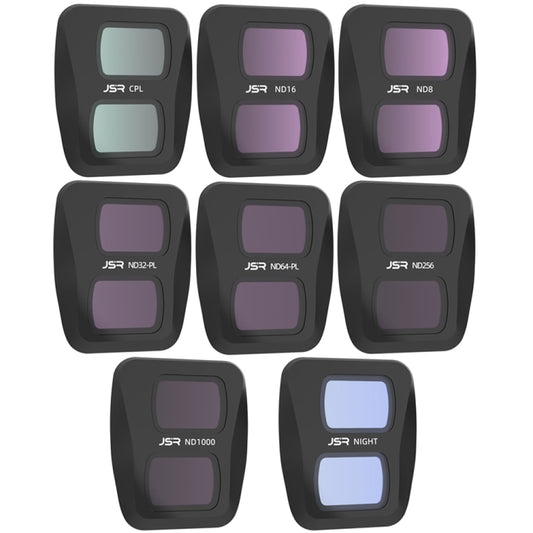 For DJI Air 3 JSR KB Series Drone Lens Filter, Filter:8 in 1 CPL ND NDPL NIGHT - free shipping - PMC Jewellery - Order now!