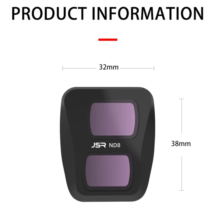 For DJI Air 3 JSR KB Series Drone Lens Filter, Filter:8 in 1 CPL ND NDPL NIGHT - free shipping - PMC TechLife - Order now!