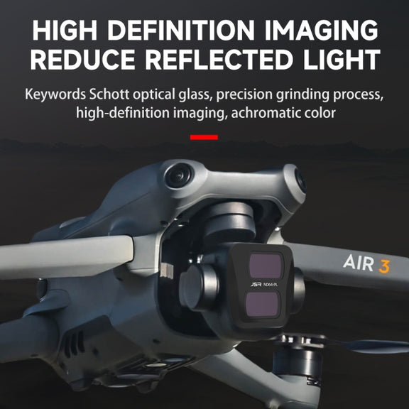 For DJI Air 3 JSR KB Series Drone Lens Filter, Filter:NIGHT
