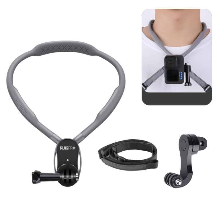 RUIGPRO Lazy Neck Bracket POV View Mount With J-Hook Buckle - Holder by RUIGPRO | Online Shopping South Africa | PMC TechLife | Buy Now Pay Later Mobicred