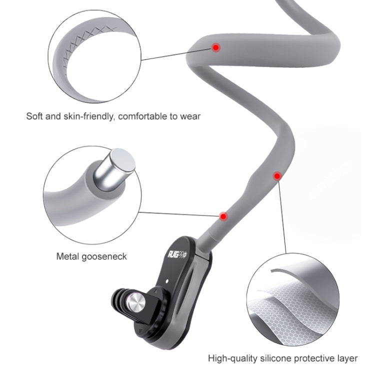 RUIGPRO Lazy Neck Bracket POV View Mount With J-Hook Buckle - Holder by RUIGPRO | Online Shopping South Africa | PMC TechLife | Buy Now Pay Later Mobicred