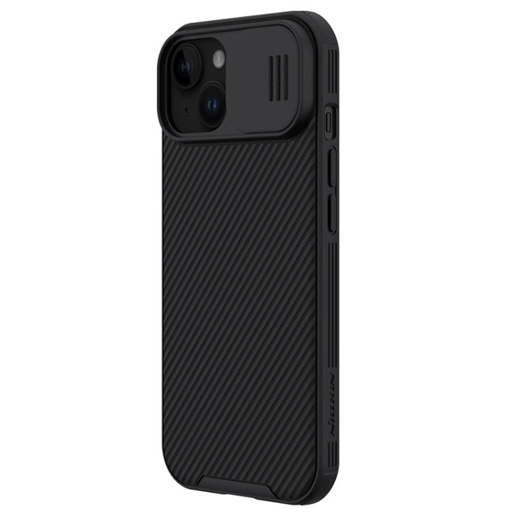 For iPhone 15 NILLKIN CamShield Pro PC Phone Case(Black) - iPhone 15 Cases by NILLKIN | Online Shopping South Africa | PMC Jewellery | Buy Now Pay Later Mobicred