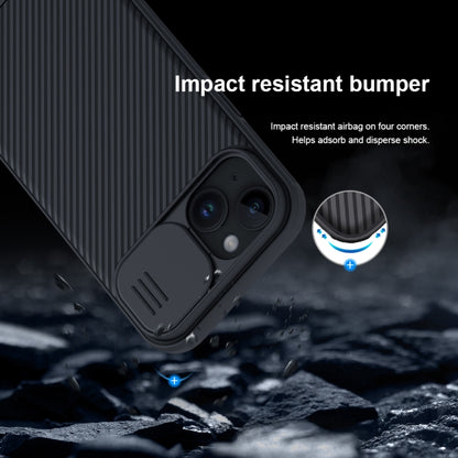 For iPhone 15 NILLKIN CamShield Pro PC Phone Case(Black) - iPhone 15 Cases by NILLKIN | Online Shopping South Africa | PMC Jewellery | Buy Now Pay Later Mobicred