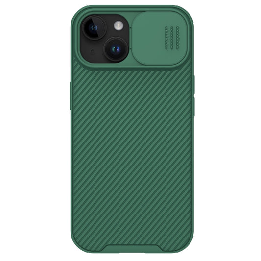 For iPhone 15 NILLKIN CamShield Pro PC Phone Case(Green) - iPhone 15 Cases by NILLKIN | Online Shopping South Africa | PMC Jewellery | Buy Now Pay Later Mobicred