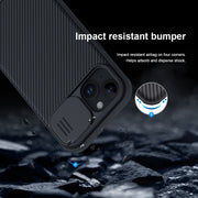 For iPhone 15 Plus NILLKIN CamShield Pro PC Phone Case(Green)