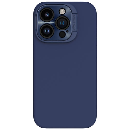For iPhone 15 Pro NILLKIN Lens Wing Magsafe Magnetic Phone Case(Dark Blue) - free shipping - PMC Jewellery - Order now!