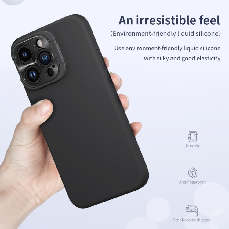 For iPhone 15 Pro Max NILLKIN Lens Wing Magsafe Magnetic Phone Case(Purple) - iPhone 15 Pro Max Cases by NILLKIN | Online Shopping South Africa | PMC TechLife | Buy Now Pay Later Mobicred