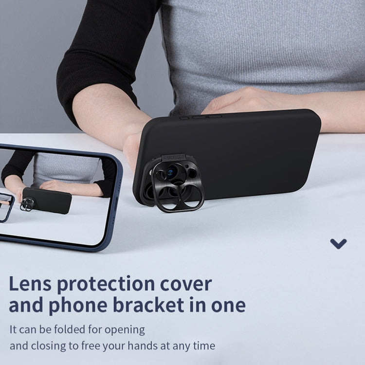 For iPhone 15 Pro Max NILLKIN Lens Wing Magsafe Magnetic Phone Case(Purple) - iPhone 15 Pro Max Cases by NILLKIN | Online Shopping South Africa | PMC Jewellery | Buy Now Pay Later Mobicred
