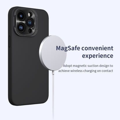 For iPhone 15 Pro Max NILLKIN Lens Wing Magsafe Magnetic Phone Case(Purple) - iPhone 15 Pro Max Cases by NILLKIN | Online Shopping South Africa | PMC Jewellery | Buy Now Pay Later Mobicred