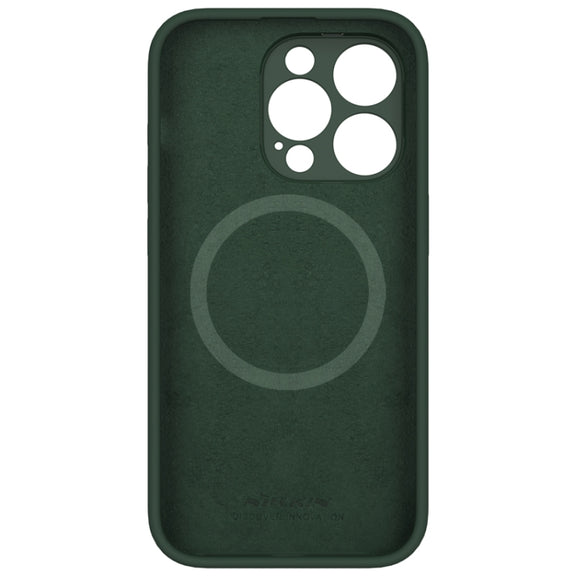 For iPhone 15 Pro Max NILLKIN Lens Wing Magsafe Magnetic Phone Case(Green)