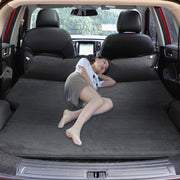Universal Car Suede Sleeping Mat Mattress Off-road SUV Trunk Travel Inflatable Mattress Air Bed, Size:180 x 130 x 102cm(Black)