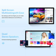 G20 4G LTE Tablet PC 10.51 inch, 8GB+128GB, Android 12 Unisoc Tiger T616 Octa Core, Support Dual SIM(Space Grey)