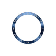 For Samsung Galaxy Watch6 Classic 43mm A Style Smart Watch Steel Ring Protective Frame(Blue)