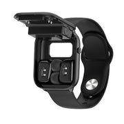 X8S 1.8 inch Screen 2 in 1 TWS Earphone Smart Watch, Support Bluetooth Call / Heart Rate / Blood Oxygen Monitoring(Black)