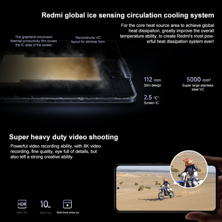 Xiaomi Redmi K60 Ultra 5G, 16GB+256GB,  6.67 inch MIUI 14 Mediatek Dimensity 9200+ Octa Core up to 3.35GHz, NFC, Network: 5G(Black)