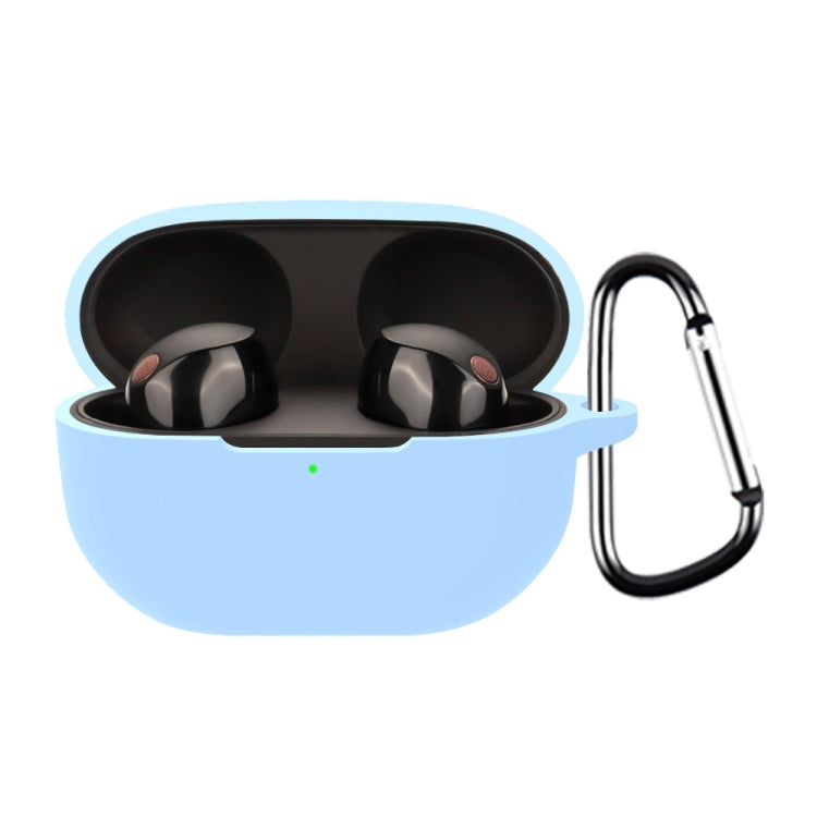 For Sony WF-1000XM5 Wireless Bluetooth Earphone Silicone Protective Case(Sky Blue) - Sony Earphone Case by PMC TechLife | Online Shopping South Africa | PMC TechLife