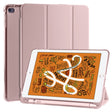 For iPad Mini 5 / Mini 4 3-folding Horizontal Flip PU Leather + Shockproof TPU Case with Holder & Pen Slot(Pink) - iPad mini (2019) / mini 5 Cases by PMC TechLife | Online Shopping South Africa | PMC TechLife | Buy Now Pay Later Mobicred