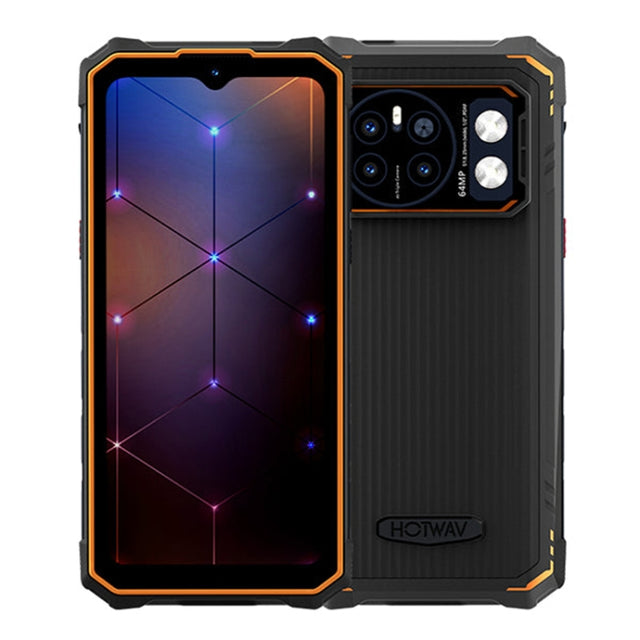 HOTWAV CYBER 13 Pro, 12GB+256GB, IP68/IP69K Rugged Phone, 10800mAh, 6.6 inch Android 13 UNISOC T619 Octa Core, Network: 4G, NFC, OTG(Orange)