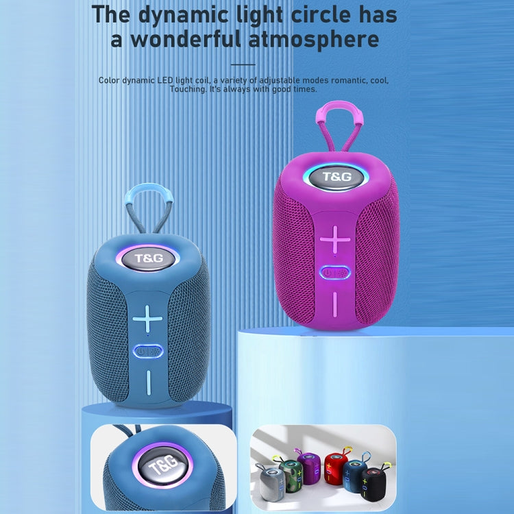 T&G TG-658 Outdoor USB High Power 8W Heavy Bass Wireless Bluetooth Speaker(Grey) - Mini Speaker by T&G | Online Shopping South Africa | PMC TechLife | Buy Now Pay Later Mobicred