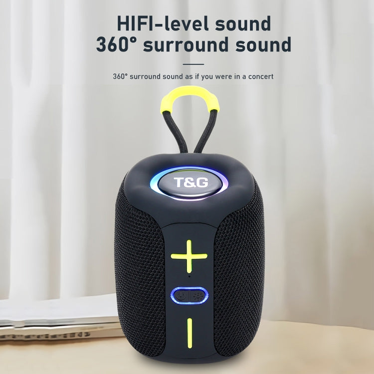 T&G TG-658 Outdoor USB High Power 8W Heavy Bass Wireless Bluetooth Speaker(Grey) - Mini Speaker by T&G | Online Shopping South Africa | PMC TechLife | Buy Now Pay Later Mobicred