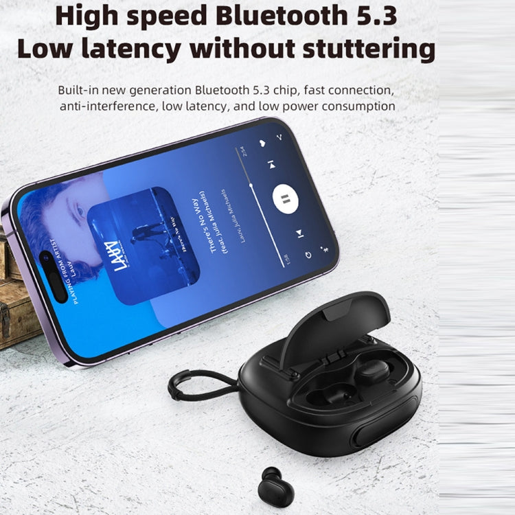 T&G TG-813 2 in 1 TWS Bluetooth Speaker Earphone with Charging Box(Green)