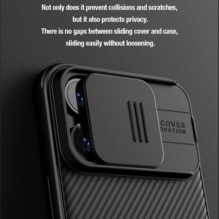 For iPhone 15 Pro Max NILLKIN CamShield Pro Magnetic Magsafe Phone Case(Black) - iPhone 15 Pro Max Cases by NILLKIN | Online Shopping South Africa | PMC Jewellery | Buy Now Pay Later Mobicred