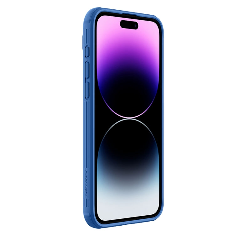 For iPhone 15 Pro Max NILLKIN CamShield Pro Magnetic Magsafe Phone Case(Blue) - free shipping - PMC Jewellery - Order now!