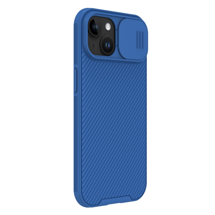 For iPhone 15 NILLKIN CamShield Pro Magnetic Magsafe Phone Case(Blue) - iPhone 15 Cases by NILLKIN | Online Shopping South Africa | PMC Jewellery | Buy Now Pay Later Mobicred