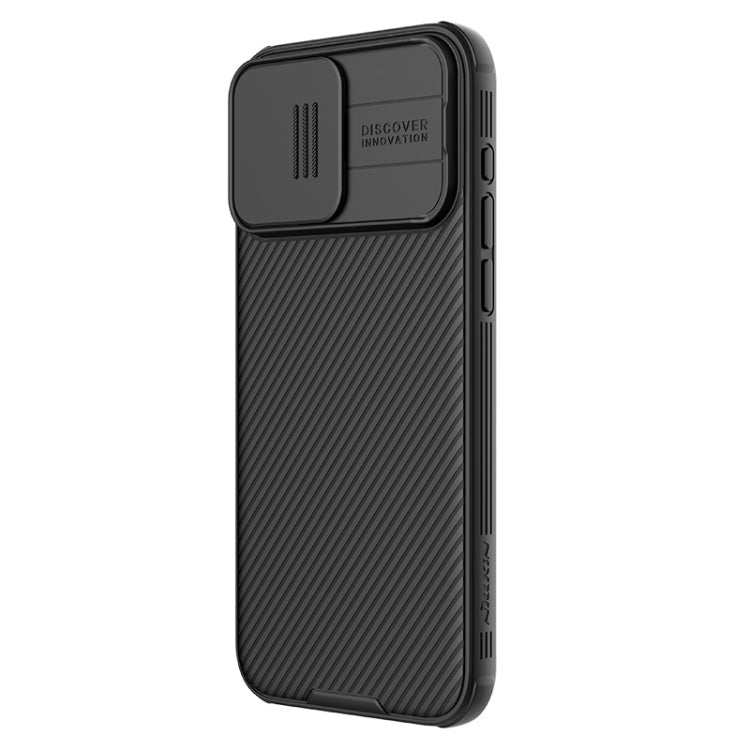For iPhone 15 Pro NILLKIN CamShield Pro PC Phone Case(Black) - iPhone 15 Pro Cases by NILLKIN | Online Shopping South Africa | PMC Jewellery | Buy Now Pay Later Mobicred