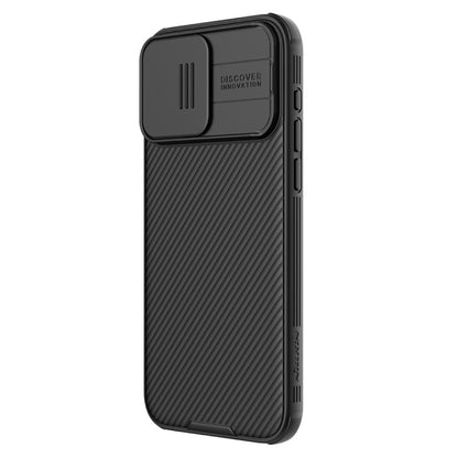 For iPhone 15 Pro NILLKIN CamShield Pro PC Phone Case(Black) - iPhone 15 Pro Cases by NILLKIN | Online Shopping South Africa | PMC Jewellery | Buy Now Pay Later Mobicred