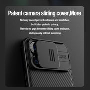 For iPhone 15 Pro NILLKIN CamShield Pro PC Phone Case(Black)