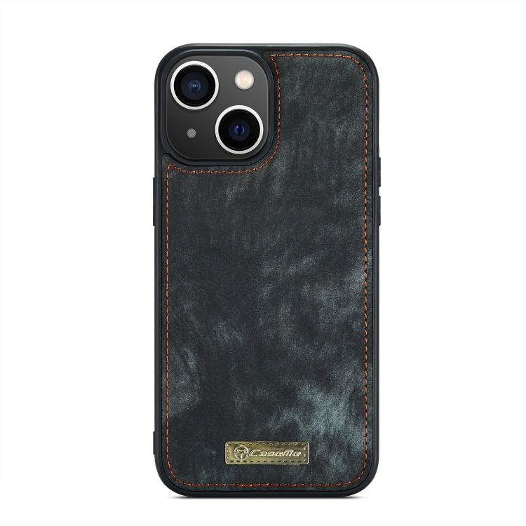 For iPhone 15 CaseMe 008 Detachable Multifunctional Leather Phone Case(Black)