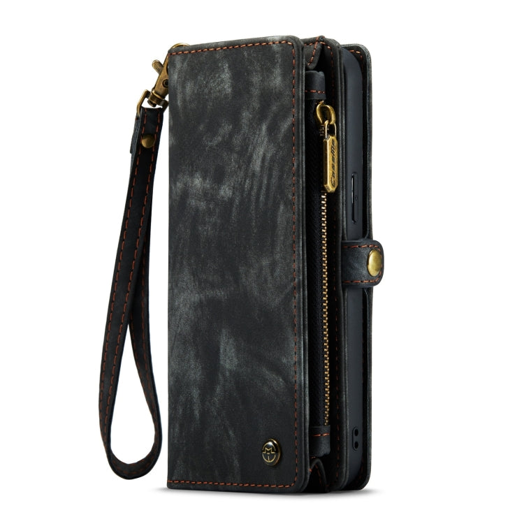 For iPhone 15 Pro CaseMe 008 Detachable Multifunctional Leather Phone Case(Black)